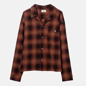 Elwood Wyoming Shirt Rust Plaid Size XS